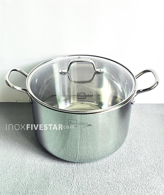 Nồi Inox 304 3 Lớp Đúc Liền Thân Cao Cấp 28cm