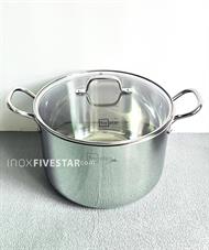Nồi Inox 304 3 Lớp Đúc Liền Thân Cao Cấp 28cm
